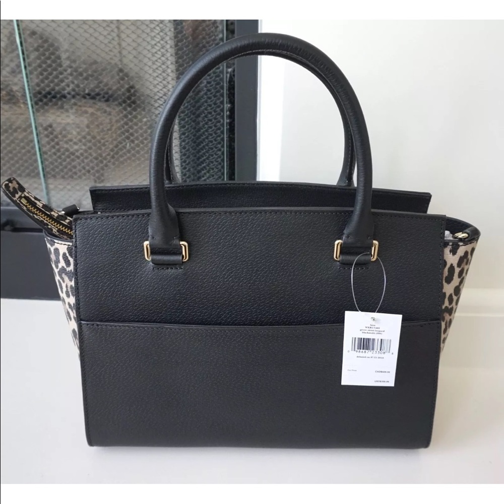 NWT Kate Spade Grove Street Leopard Lana Bag - Picture 3 of 8